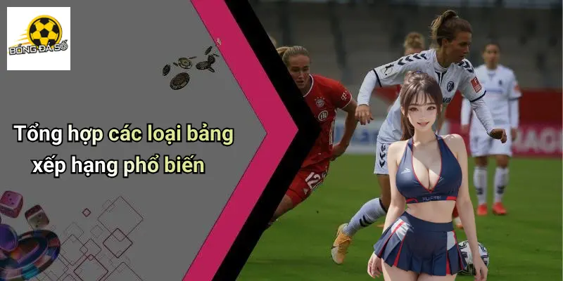 Tổng hợp các loại bảng xếp hạng phổ biến