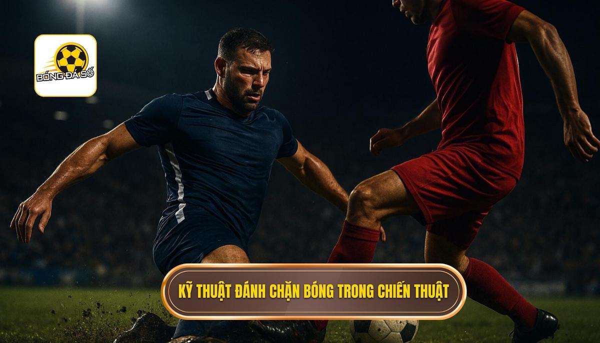 Bản chất và tầm quan trọng của kỹ thuật đánh chặn bóng trong sơ đồ chiến thuật