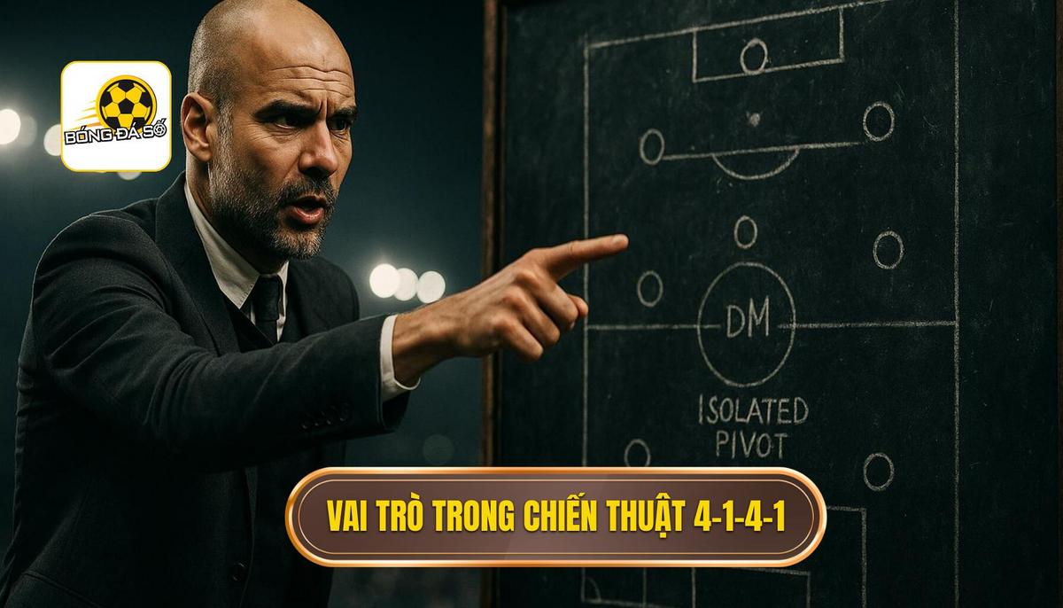 Phân tích vai trò các vị trí trong chiến thuật bóng đá 4-1-4-1 phòng ngự