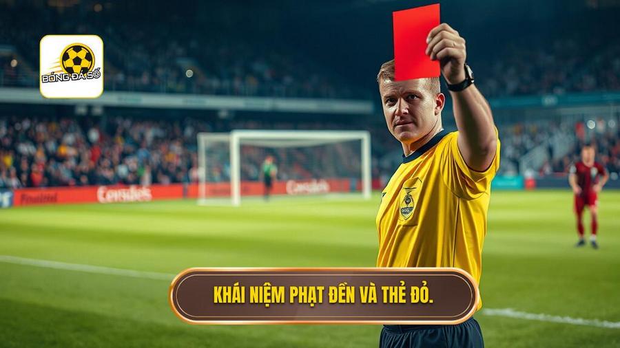 Khái niệm cơ bản về phạt đền và thẻ đỏ trong bóng đá