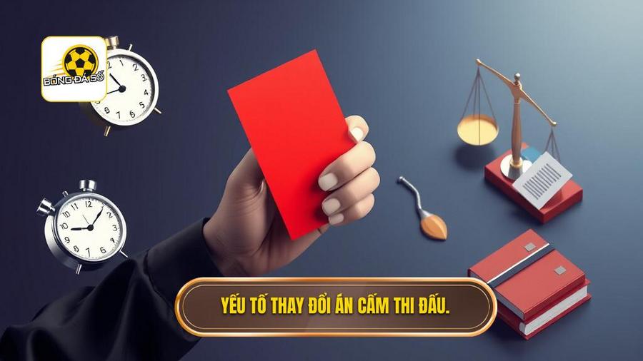 Thẻ đỏ trực tiếp bị cấm mấy trận? Phân tích chi tiết quy định kỷ luật bóng đá 3 Các yếu tố làm thay đổi số trận bị cấm thi đấu