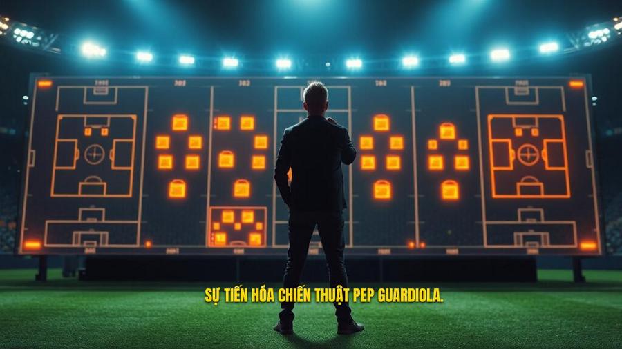 2. Sự tiến hóa chiến thuật Pep Guardiola.